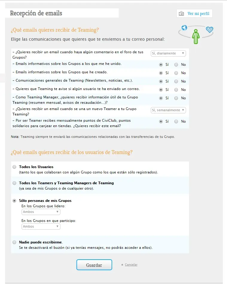 opcion de recibir el resúmen por mail - Cómo descargar el resumen de Carrefour