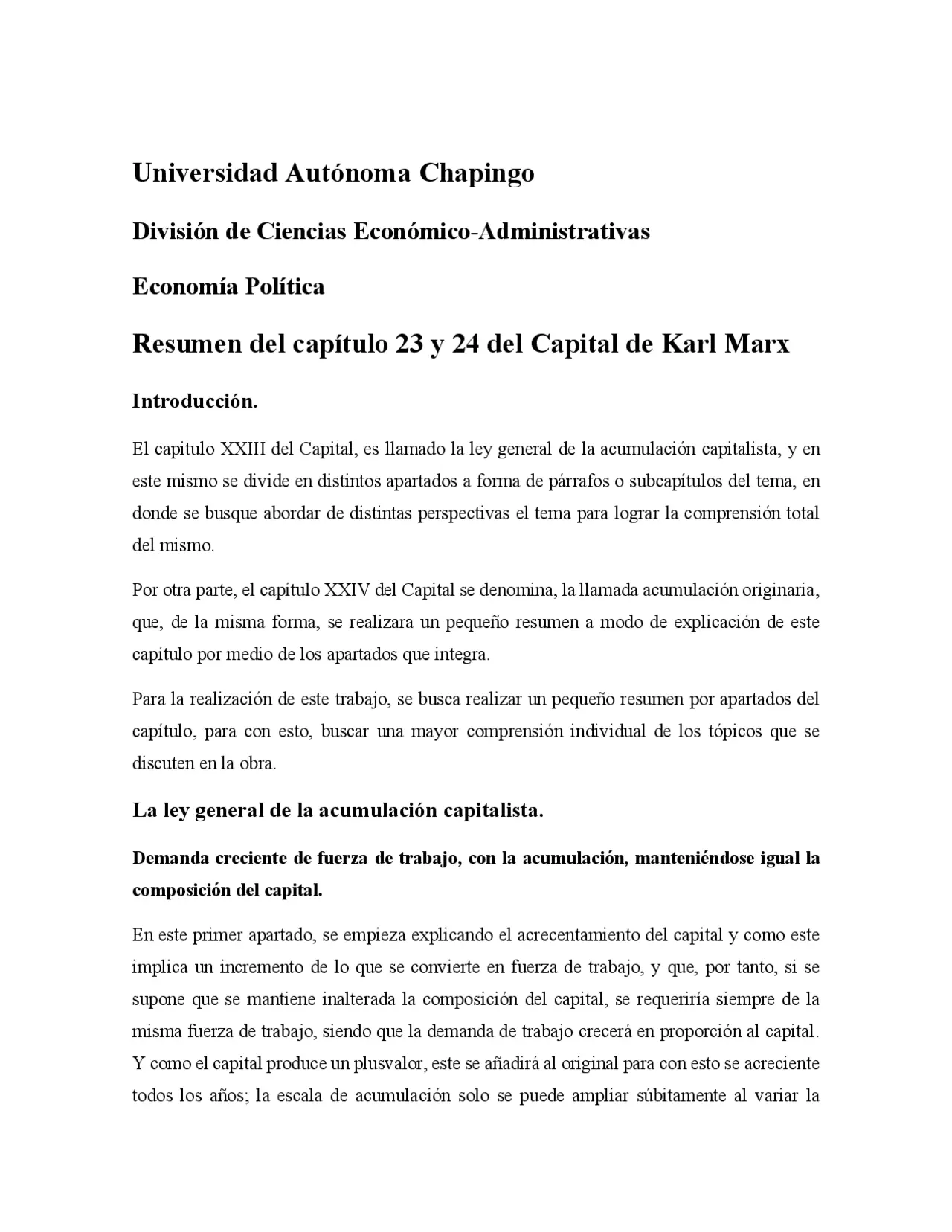 resumen del capitulo 24 del capital - Cómo fue expropiada la tierra de la población rural