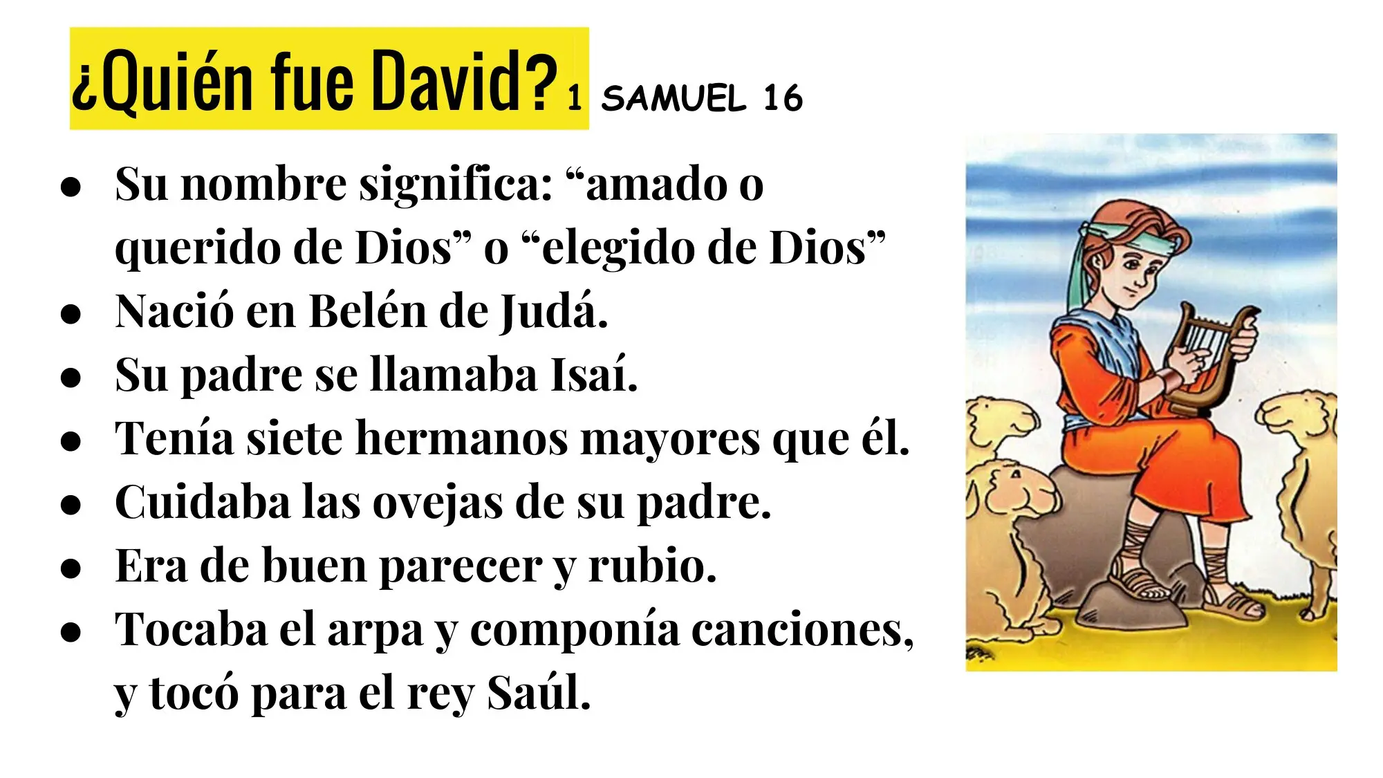 historia de david resumen - Cómo llamo Dios a David