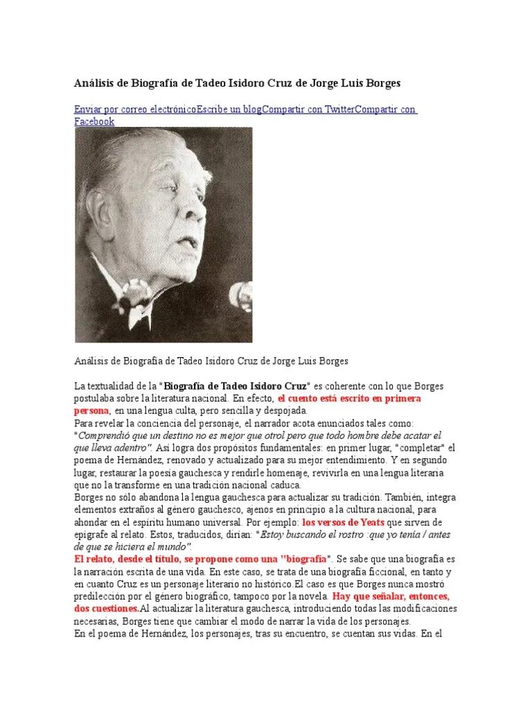biografia de tadeo isidoro cruz resumen - Cómo se relaciona la Biografía de Tadeo Isidoro Cruz con el Martín Fierro