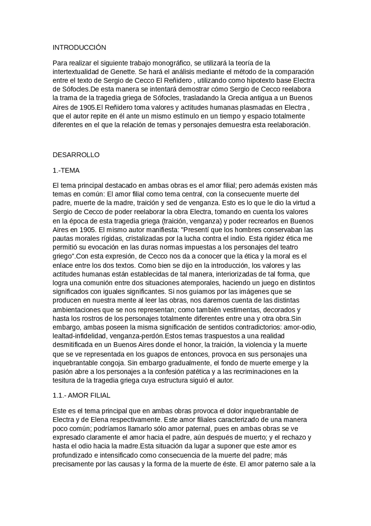 el reñidero resumen - Cuál es el conflicto de la obra El reñidero