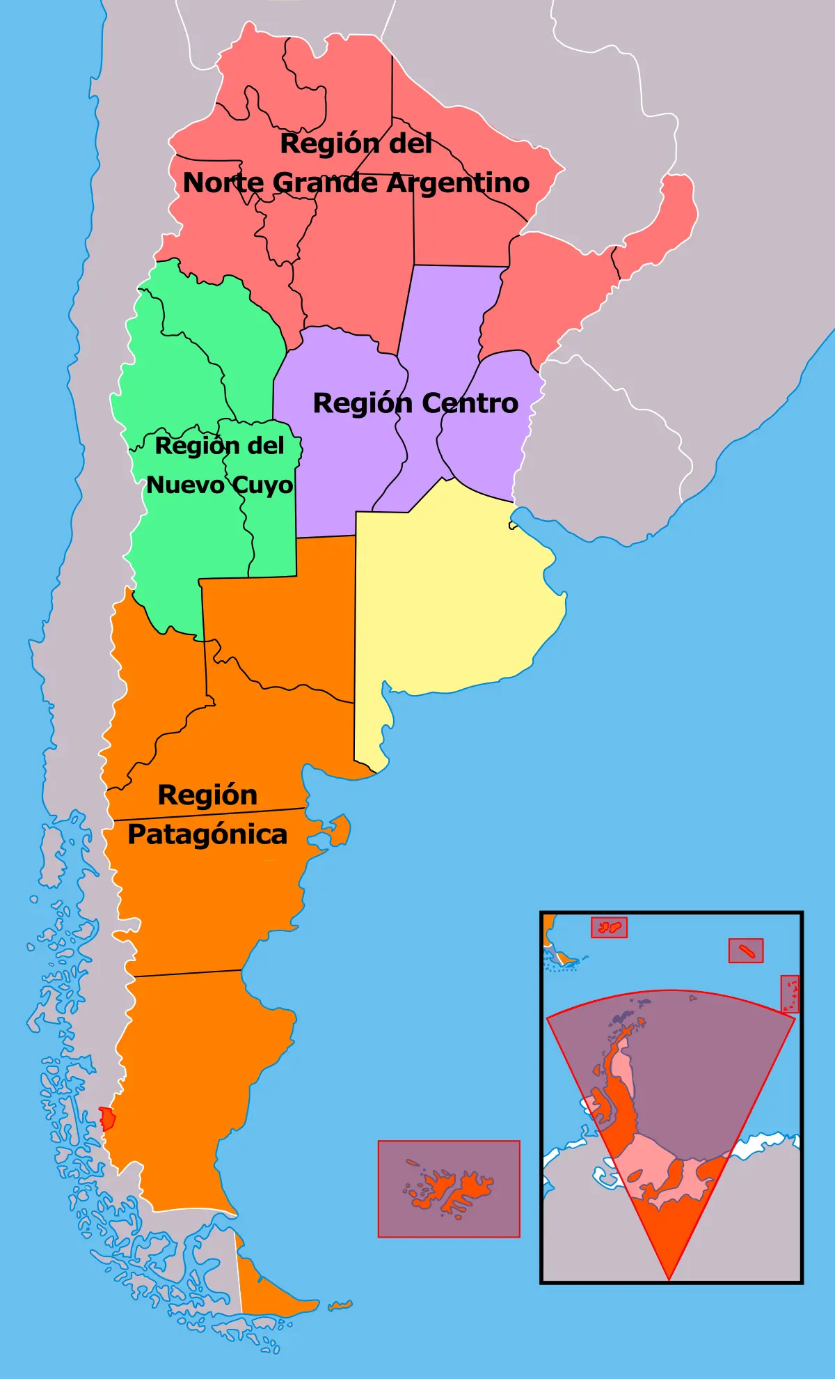 resumen de las regiones geograficas de argentina - Cuáles son las regiones geográficas de Argentina