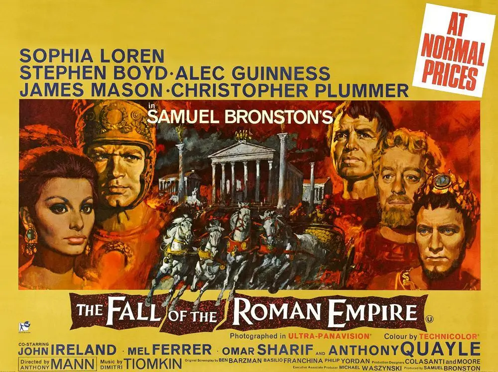 la caida del imperio romano pelicula resumen - Dónde fue rodada la película La caída del Imperio Romano