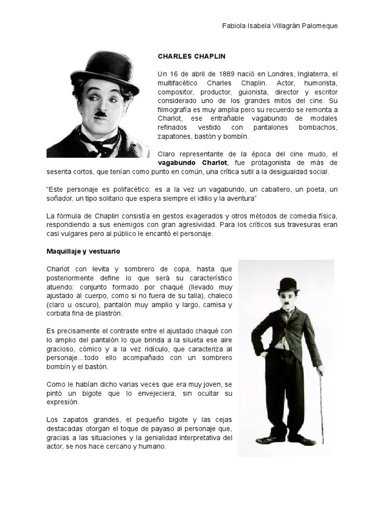 biografia de chaplin resumida - Qué dijo Chaplin antes de morir