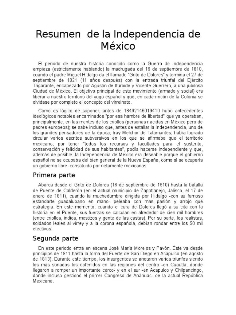 independencia mexicana resumen - Qué ocurre con la sociedad mexicana durante la guerra por la independencia