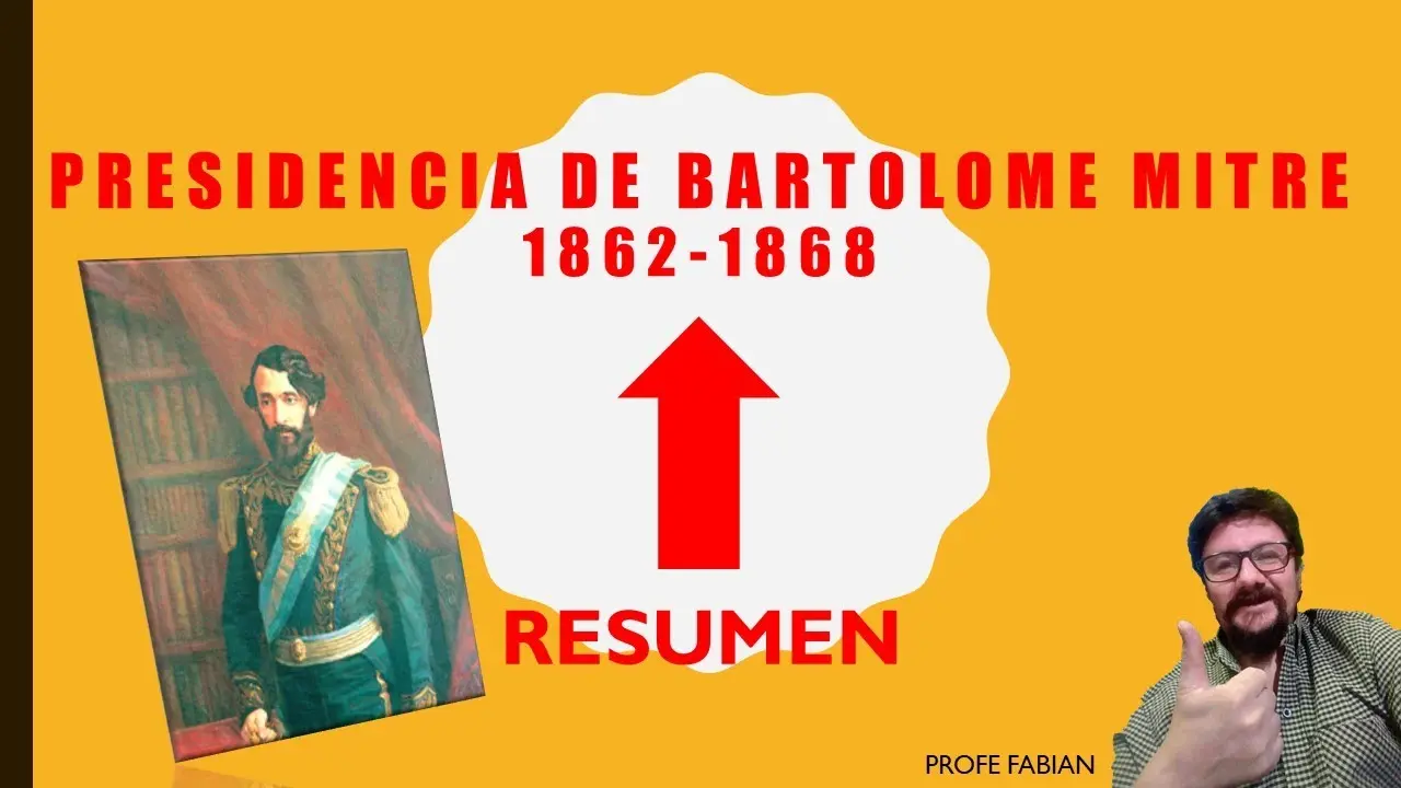 bartolome mitre presidencia resumen - Qué problemas enfrentó Bartolomé Mitre durante su presidencia