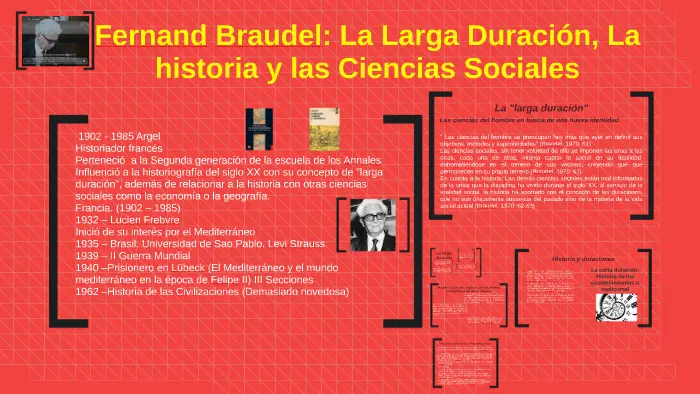braudel la historia y las ciencias sociales resumen - Qué propone Fernand Braudel en cuanto al tiempo de la historia