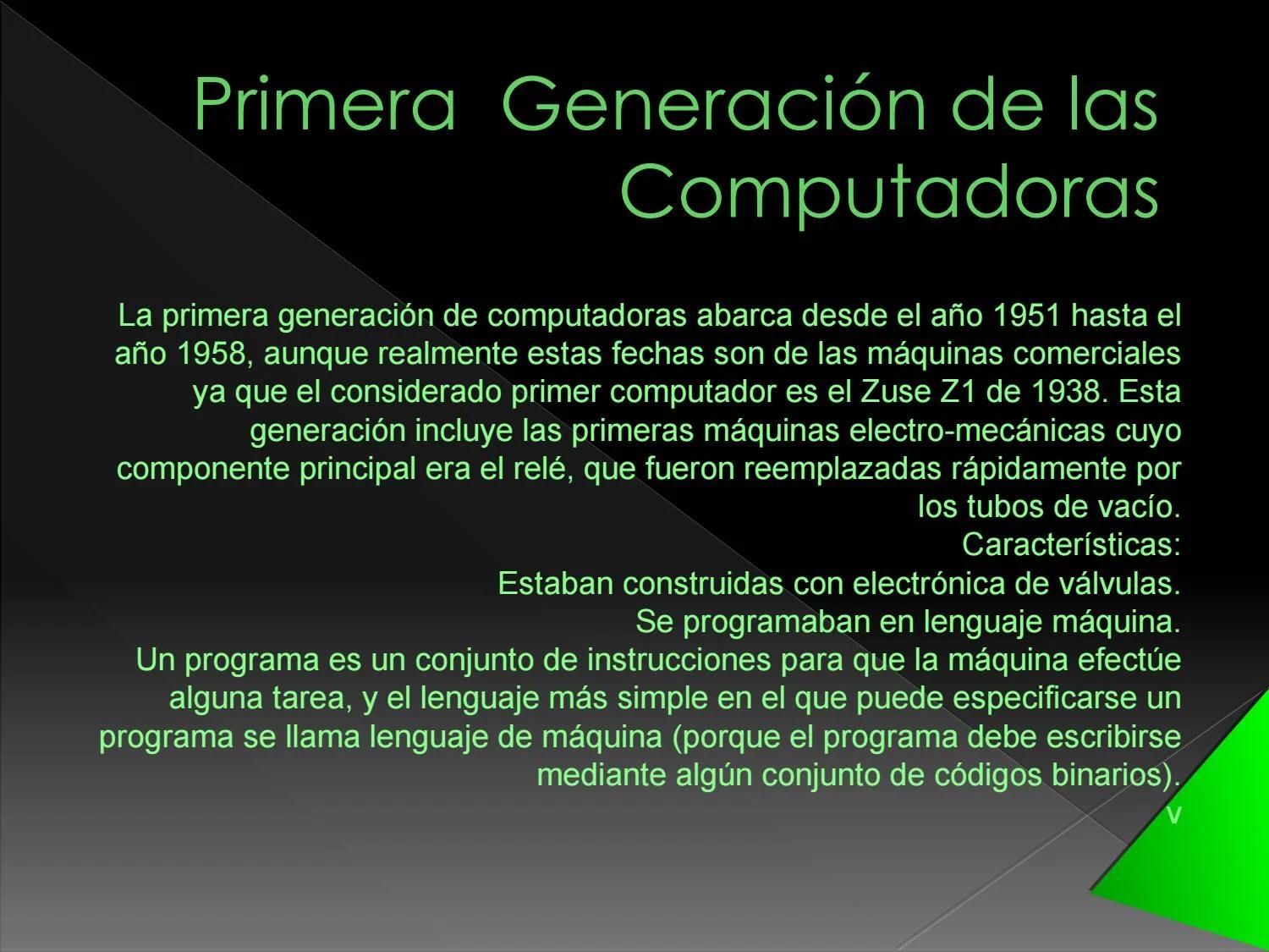 resumen de la primera generacion de las computadoras - Quién fue el creador de la primera generación de la computadora